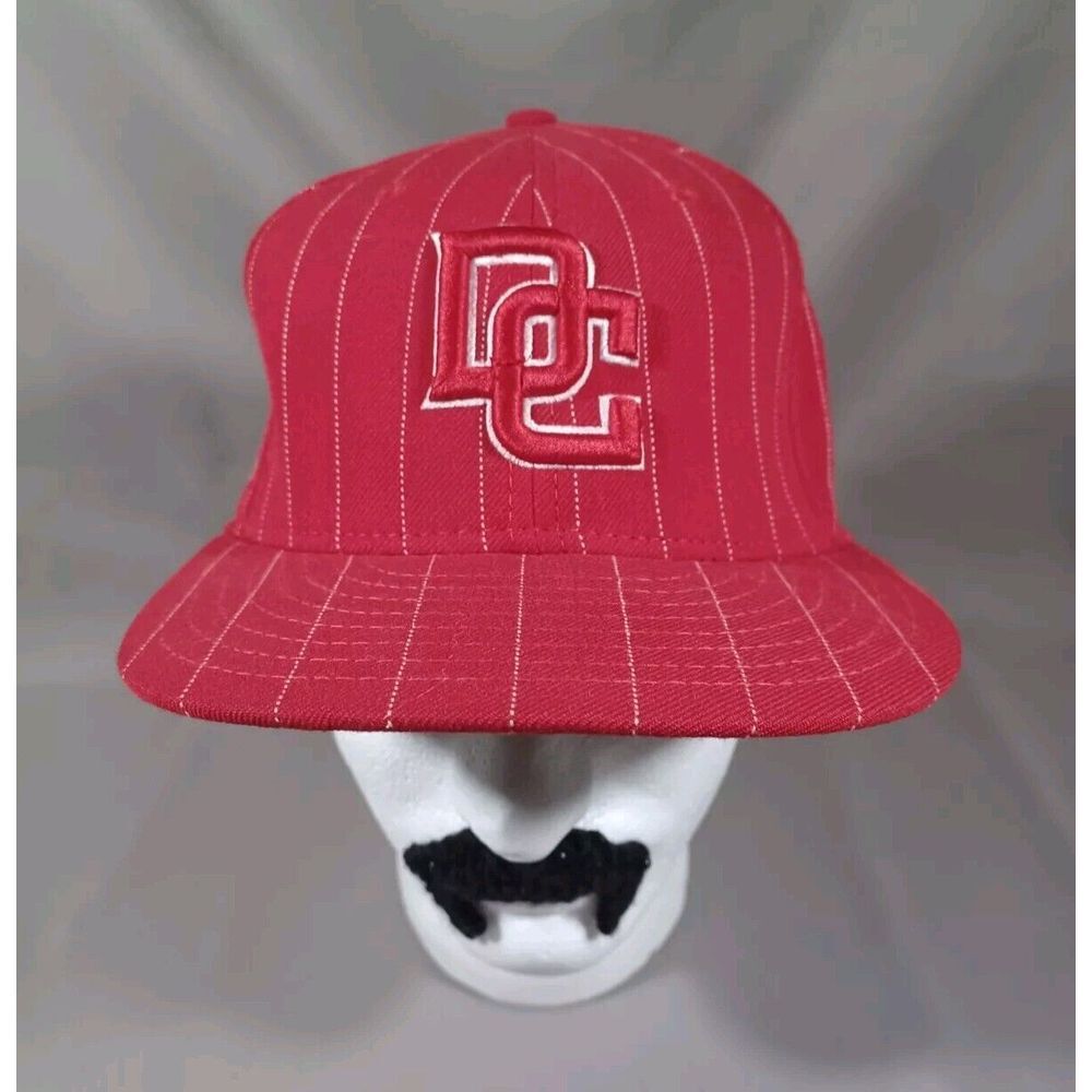Washington Nationals Hat Red‎ Striped Fitted 7 3/8 DC New Era 9FIFTY